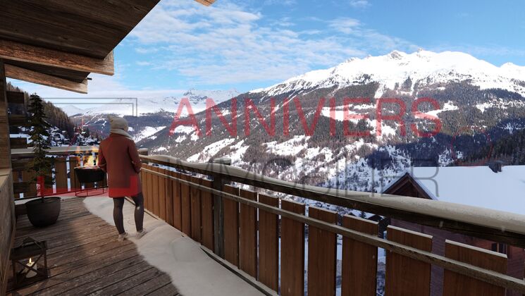 A Grimentz  réalisation de 11 appartements de haut standing.