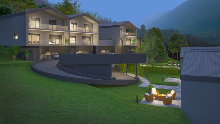 Magnifique appartement-villa dans un lotissement en construction