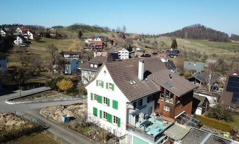 Large duplex apartment in a panoramic position with tenn and garage