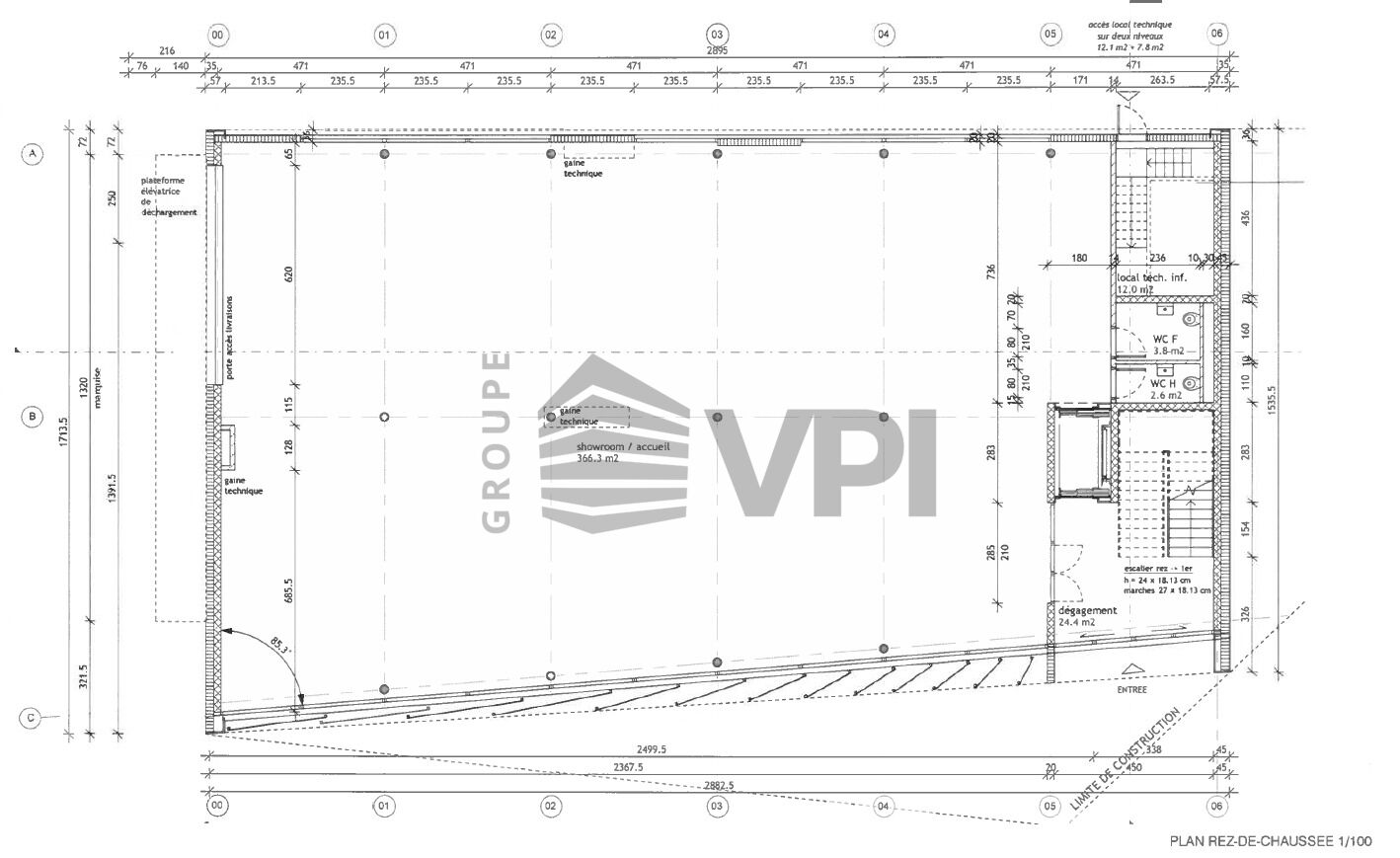 Plan rez de chaussée