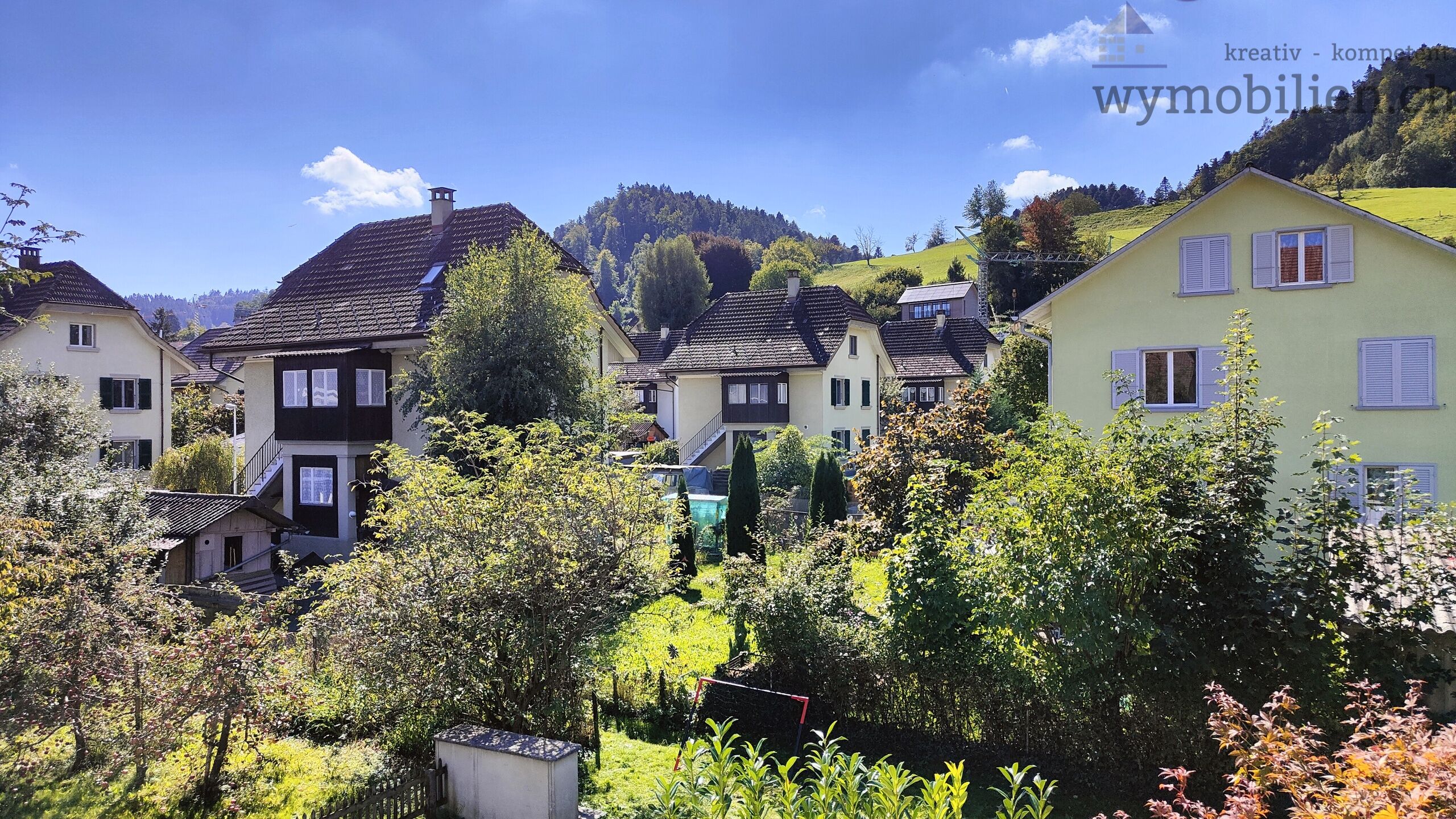 Blick vom Balkon 