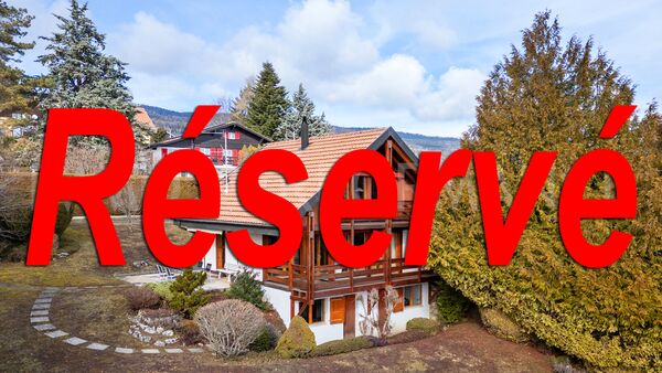 RÉSERVÉ : Charmante villa au calme avec vue sur les Alpes