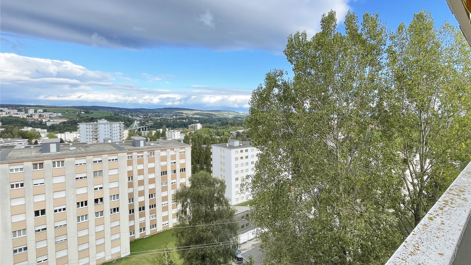 Vue depuis balcon