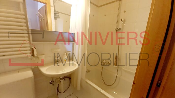 Salle de bain avec baignoire 