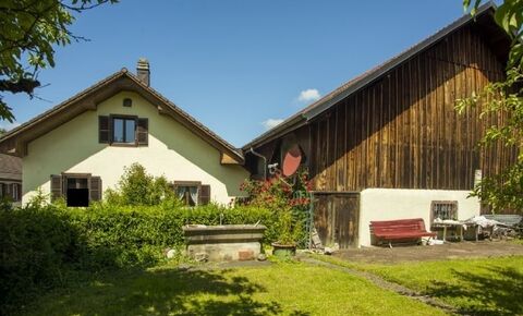 House with a garage / workshop + 1 barn + 1 building plot