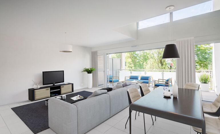 Appartement neuf 3.5 pièces duplex 
avec vue dégagée