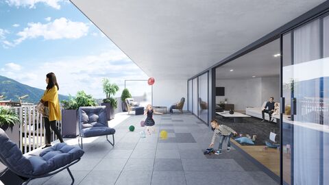 New project - town center of Sierre