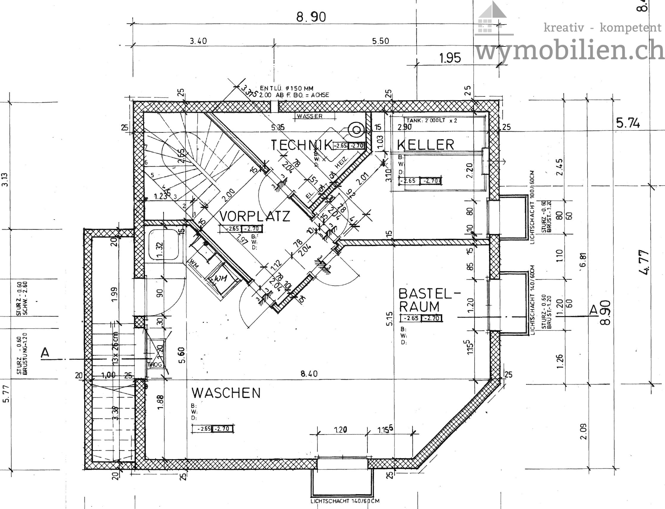 Grundriss UG 