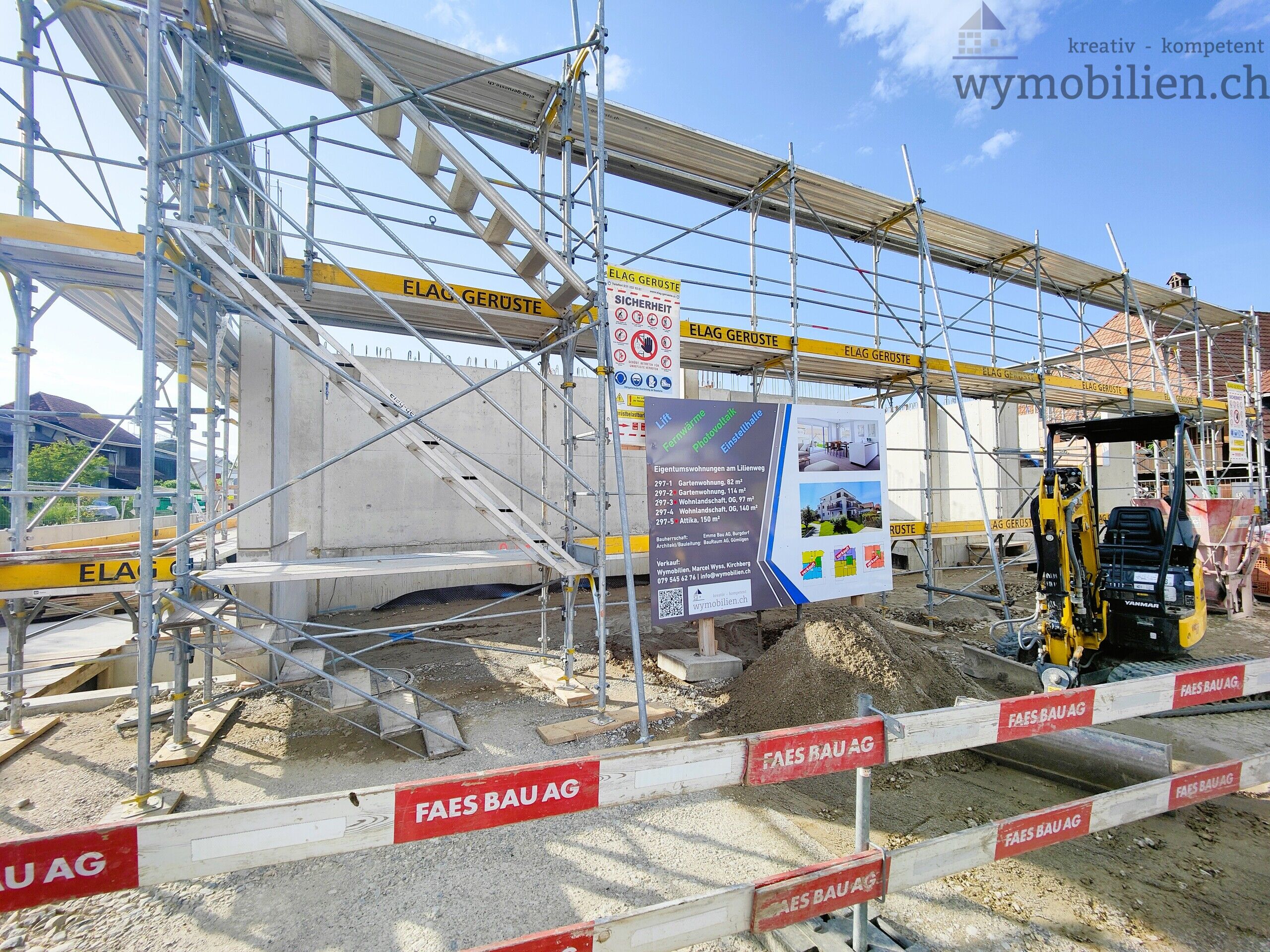 Baustelle am 22.5.2023 