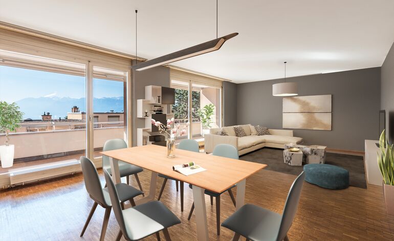 Quartier Verdeil
Appartement de 4.5 pièces avec vue sur le lac dégagée