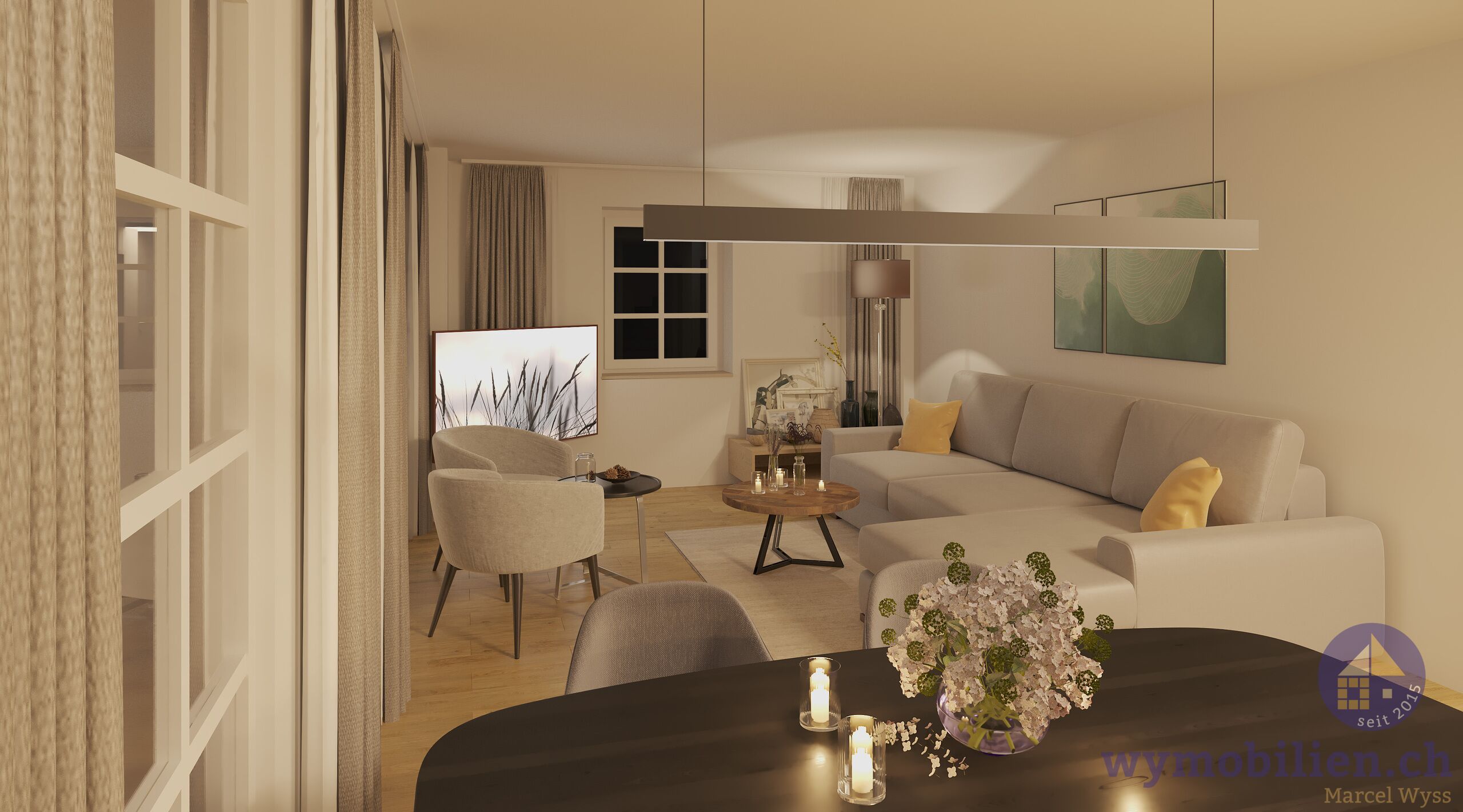 W3 Abendidylle in der Maisonette 