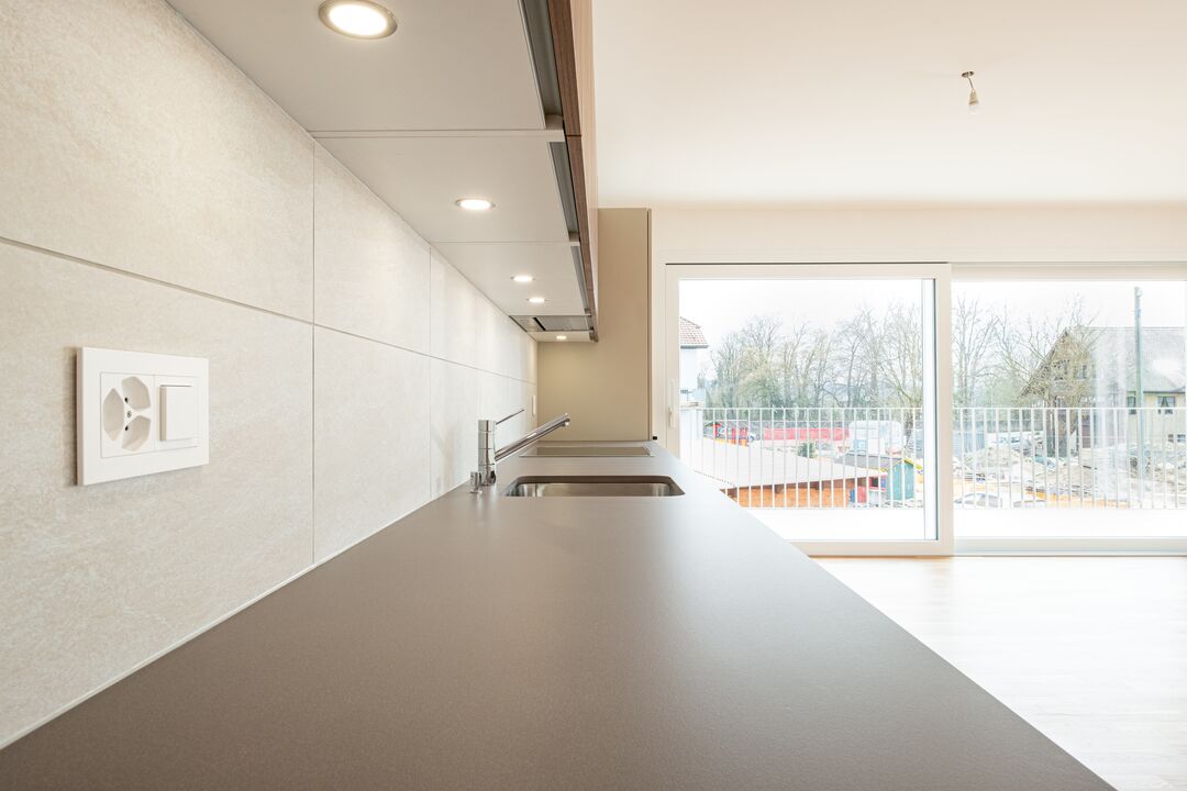 Construction d'un petit immeuble au style villageois avec 6 appartements : l'intérieur.