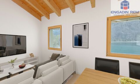 Wohnen am Lago di Poschiavo; 3.5-Zi-Dachwohnung
- Zweitwohnung
