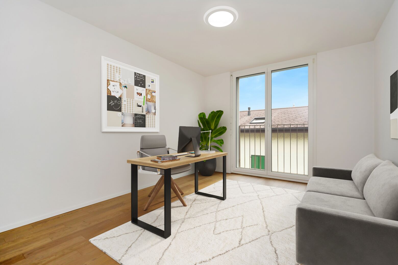 Büro / Gästezimmer (12.14 m2)