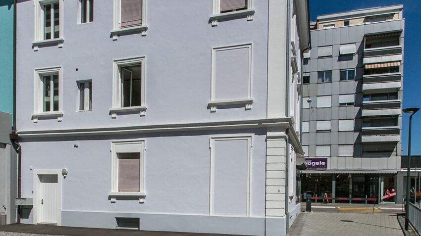Apartment front & rear view