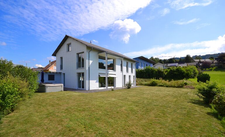 Villa individuelle de 6.5 pièces labellisée Minergie
Vue sur les Alpes