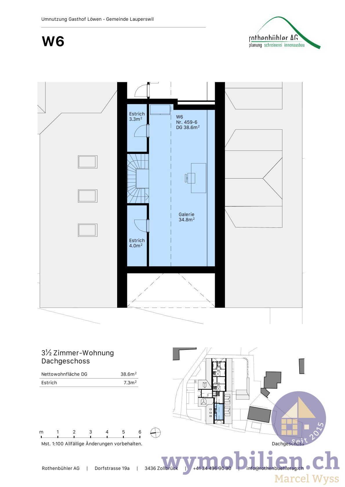 W6 Grundriss Galerie
