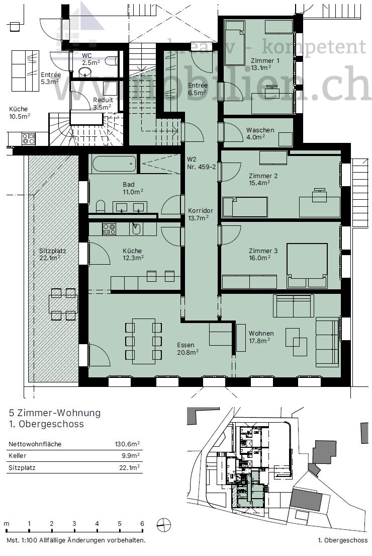 W2 5 Zimmer 1. OG 