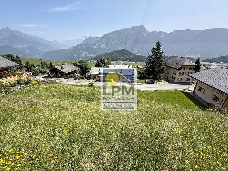 Exceptional Land For Sale in Leysin near the cable cars