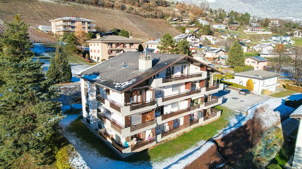 Venthône apartment - Drone view