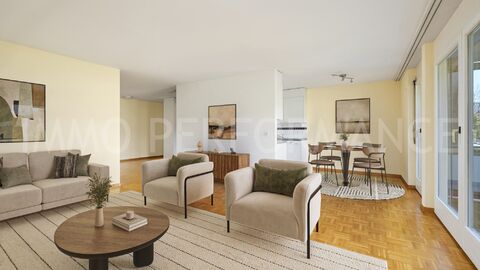 EXCLUSIVITÉ : Bel appartement 4.5 pièces traversant