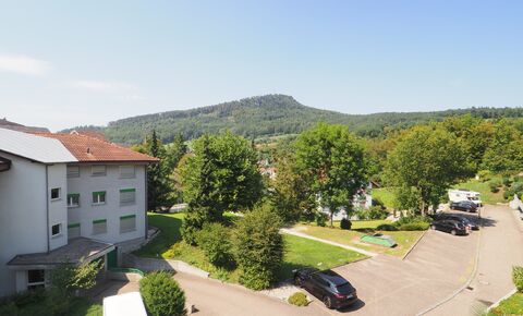 Sunny 4.5 room duplex apartment with garage and parking spa