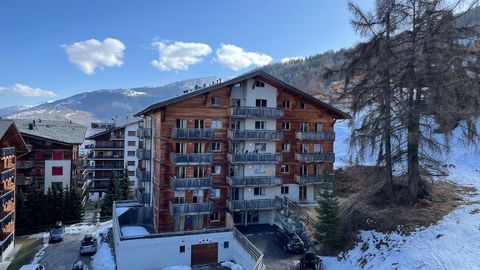 Pracondu 3.5 room apartment 50 m from the gondola, ski-in