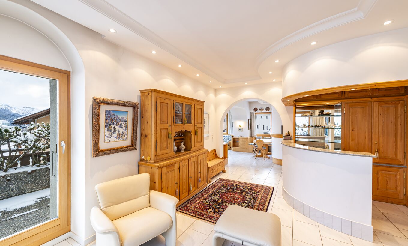 Living in St. Moritz village