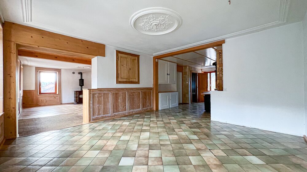 Séjour, salle à manger et cuisine