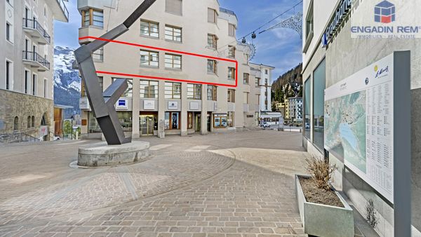 Repräsentative Büroräumlichkeiten an bester Lage in St. Moritz Dorf