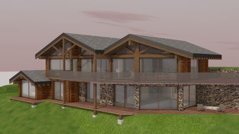 Chalet situé ski in-ski out aux Clèves avec piscine
Rés. principale