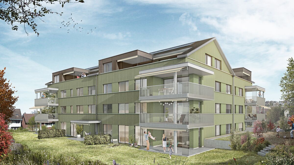 Bewilligtes Neubauprojekt "VIRIDIS" - Wohnen in Weisslingen