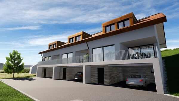 Promotion of new 5.5 room semi-detached villas