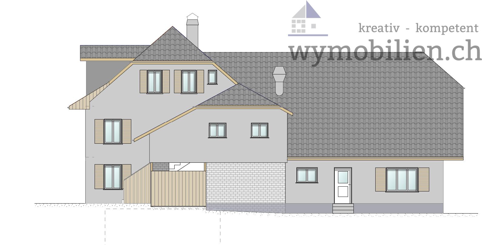 Ansicht Ostfassade 