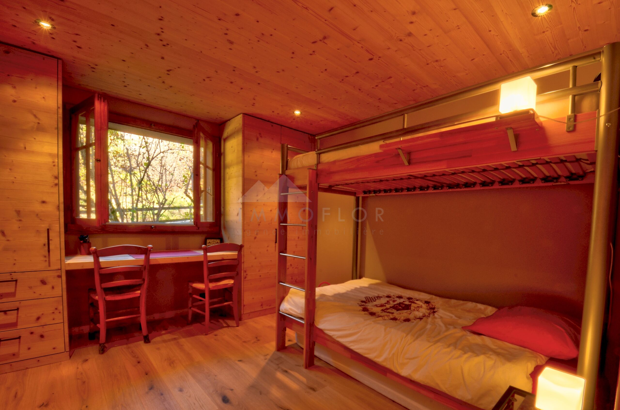 Chambre, lits superposés