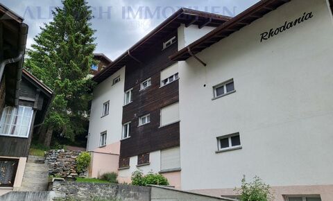 zu verkaufen, 3-Zimmer-Dachwohnung mit Balkon in Leukerbad / VS