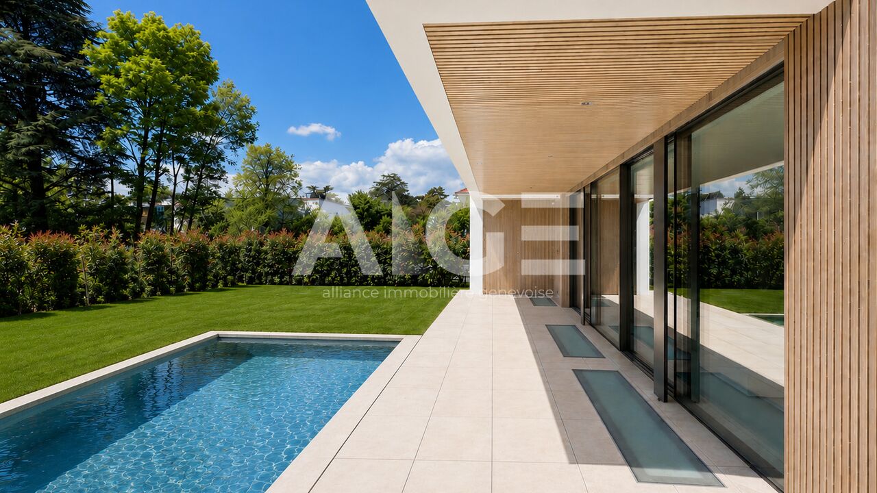 Magnificent contemporary villa with swimming pool