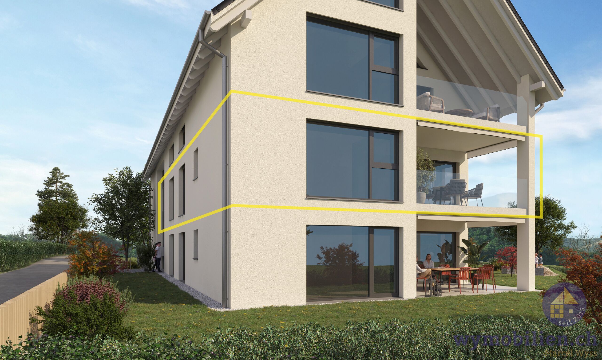 Die Wohnung Nr. 4 im ersten OG