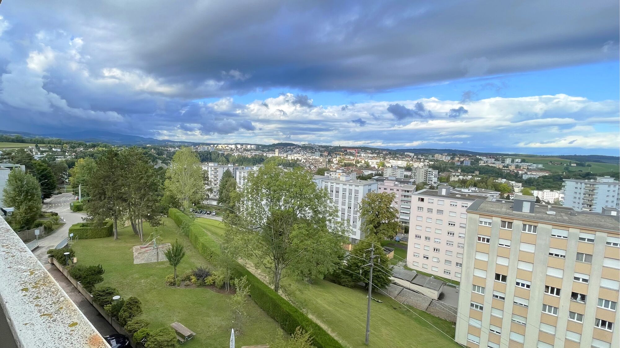 Vue depuis balcon