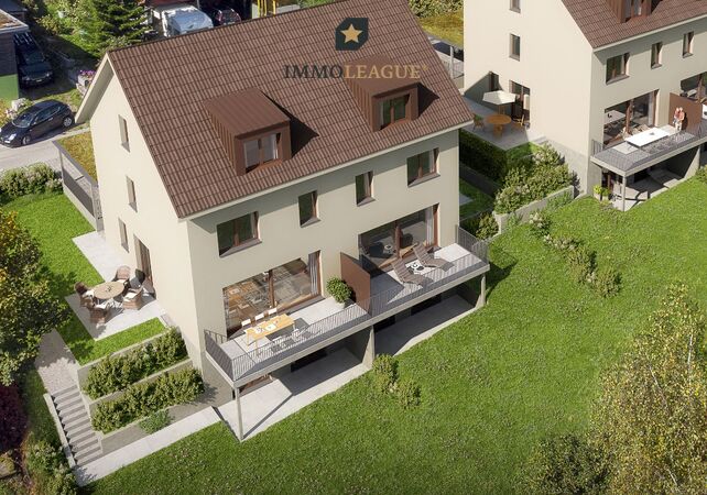 Bewilligtes Projekt für ein Zweifamilienhaus inklusive – ohne Architekturverpflichtung. 