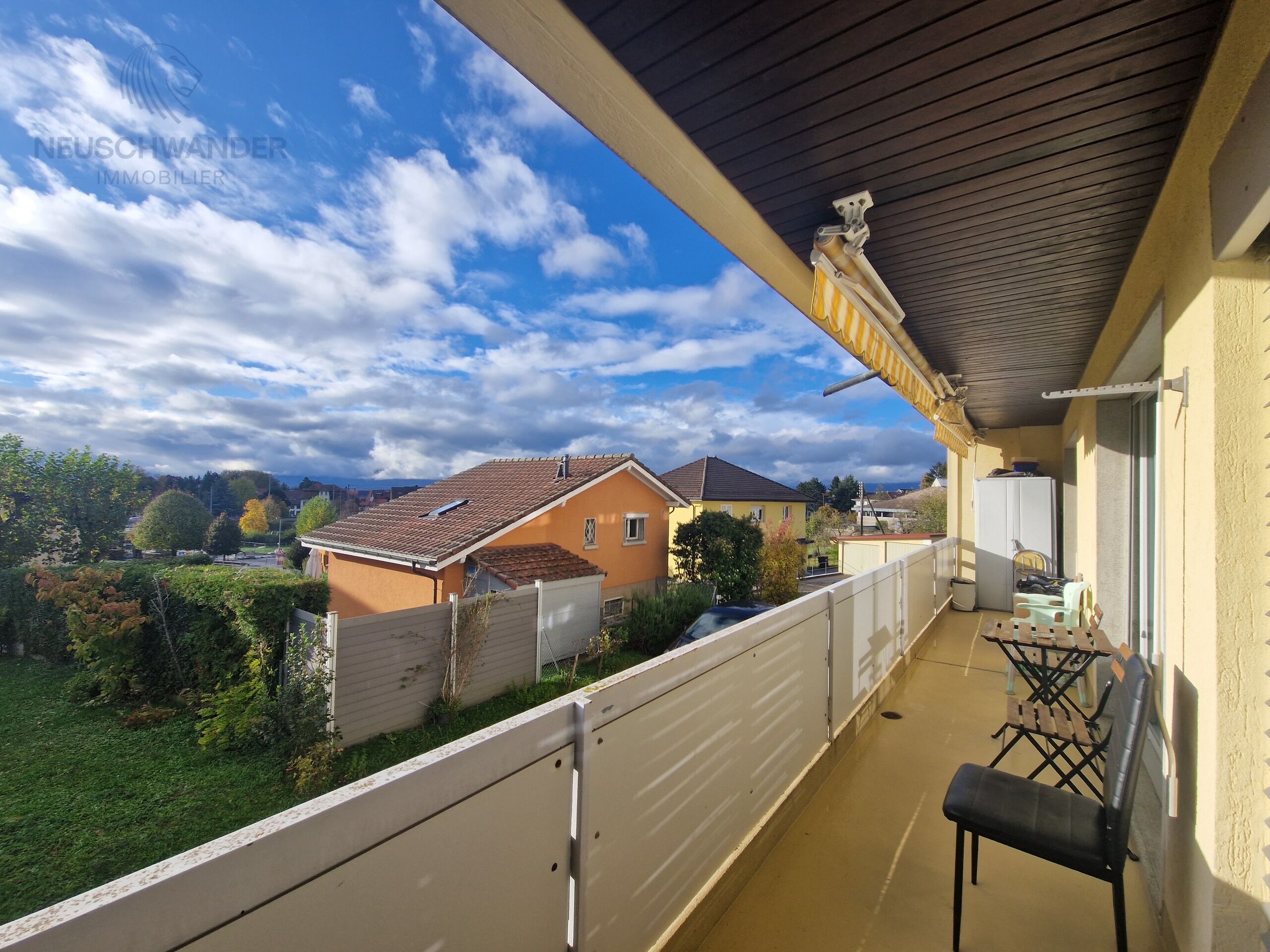 WEST view from spacious balcony