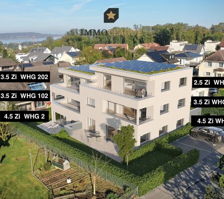 6 tolle Wohnungen, teilweise mit Seesicht.