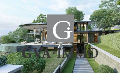 Superb exceptional contemporary villa with view of Lake Geneva