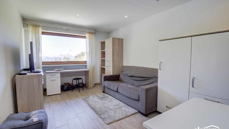 A vendre à Siviez : Studio rénové, meublé et au bon prix !