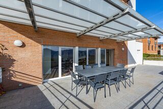 Apartment with garden and panoramic view