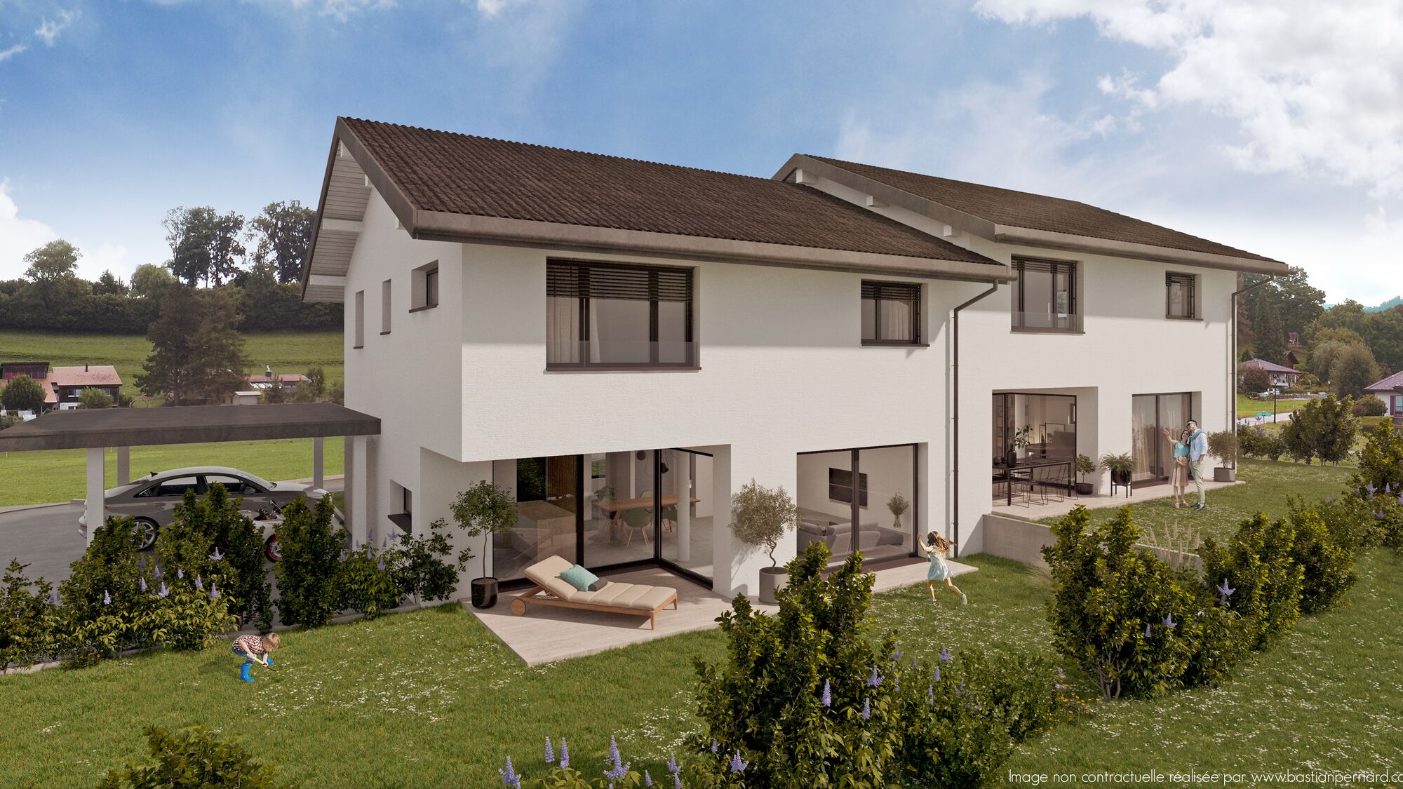 Vue jardin