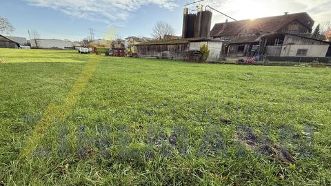 Grosszügiges Bauland mit Bauernhaus