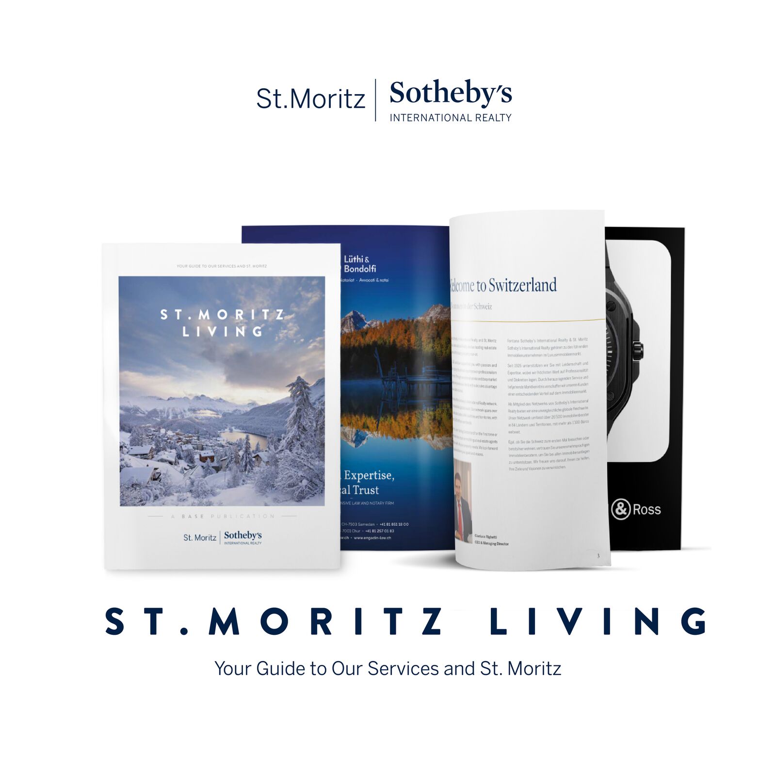 Your guide to our services and St. Moritz