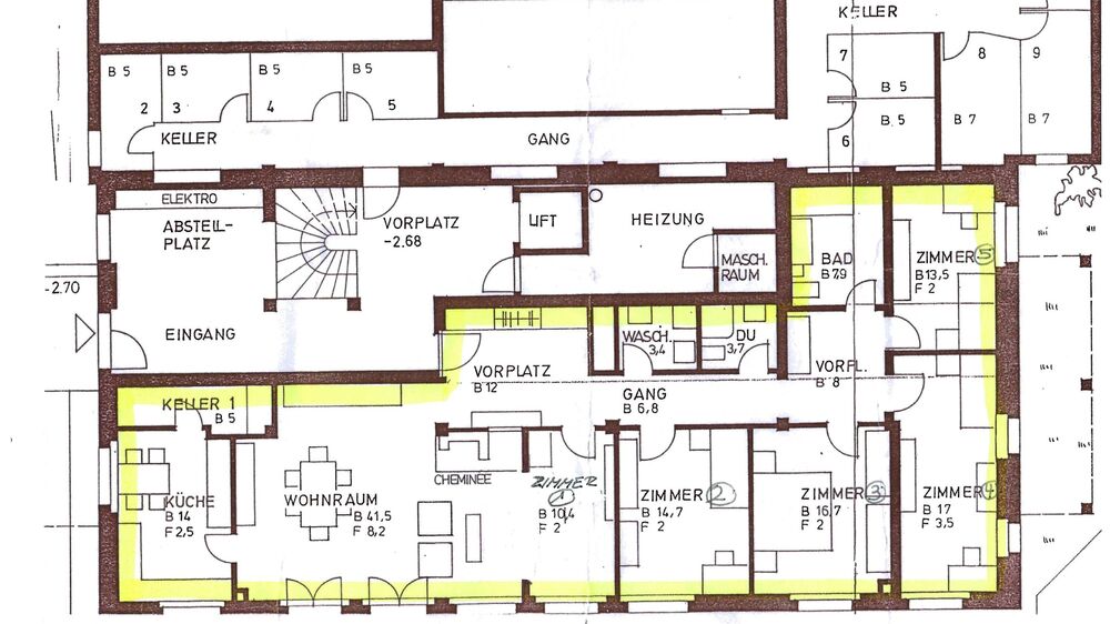 Grundrissplan