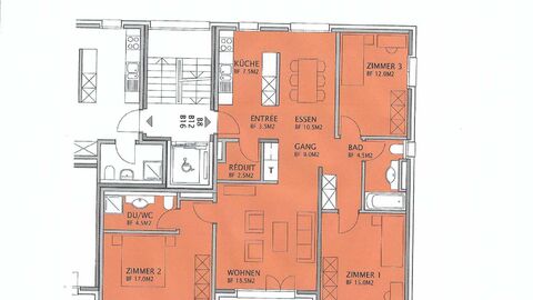 Apartment front & rear view CH-1580 Avenches, Rue Bibracte 12 a